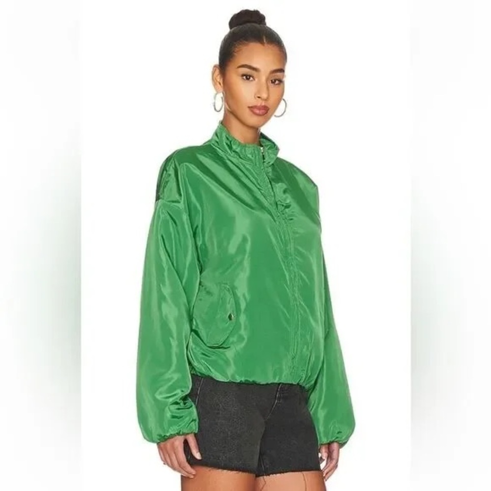 Superdown Akari Green Bomber Jacket size XS